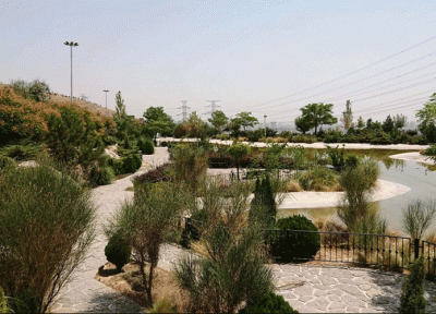 پارک آبشار تهران، تماشای از بام های غربی پایتخت