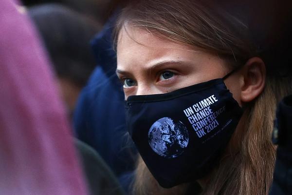 حاشیه اجلاس آب و هوایی گلاسکو، اعتراض فعالان محیط زیست